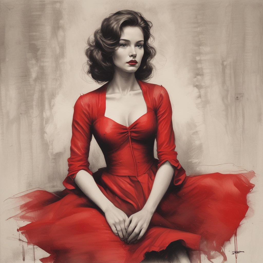 Image of Red Dress